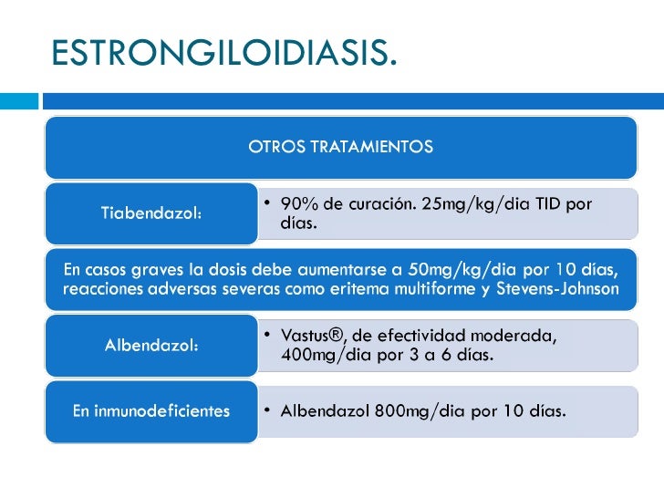 estrongiloidiasis tratamiento